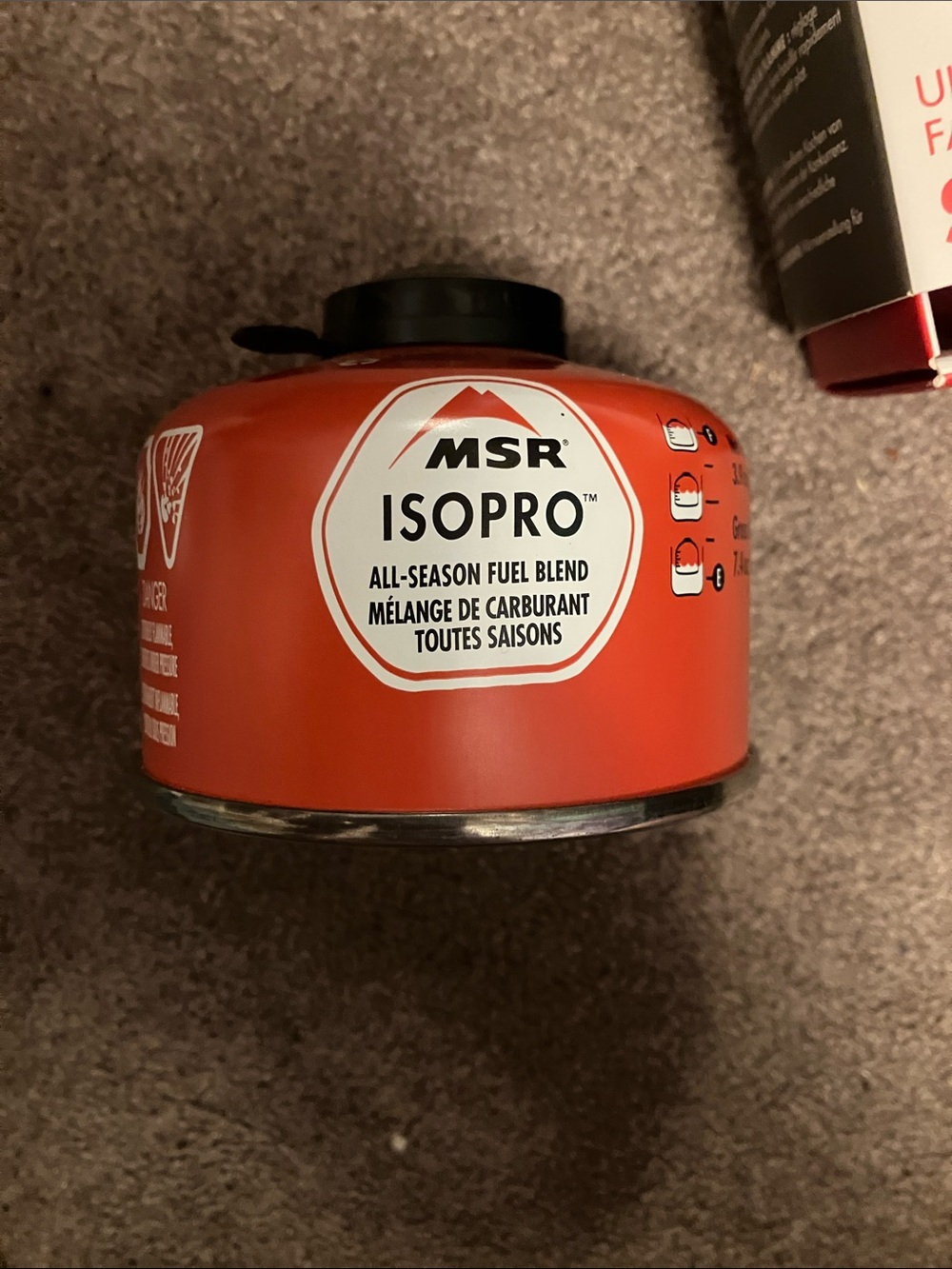 NEVER USED- MSR PocketRocket 2 Ultralight Stove with ISOPRO Fuel Canister - Picture 6 of 7